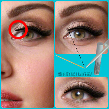 Mink Eyelashes Inner Corner Fix Trick